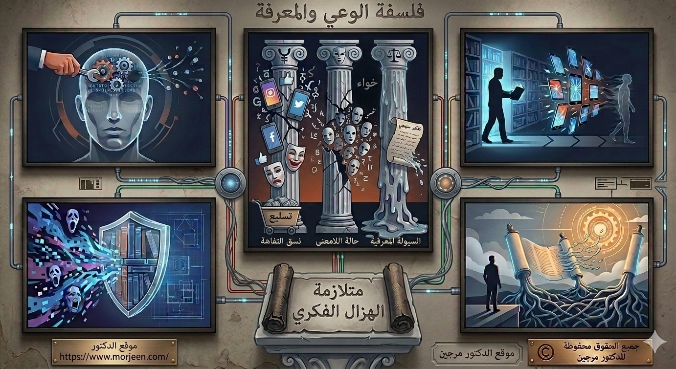 متلازمة الهزال الفكري المكتسب .. مقترب سوسيولوجي جديد للأستاذ الدكتور حسين مرجين